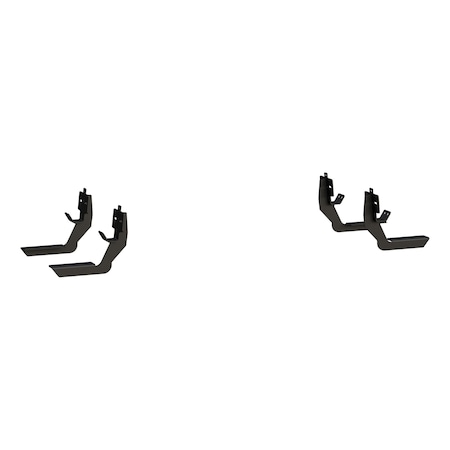 Luverne GRIP STEPS & BRACKETS RUNNING BOARD MOUNTING BRACKET BLACK TEXTURED PO 401631